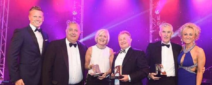 Jeanne Lally (centre) at the Agent Achievement Awards Jeanne Lally at the Agent Achievement Awards