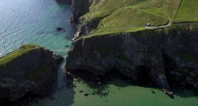 Carrick-a-Rede, Ireland Carrick-a-Rede Rope Bridge, Ireland