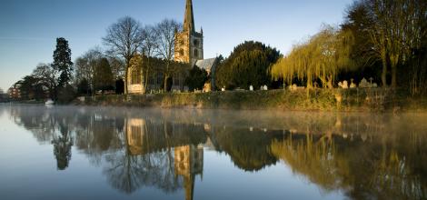 Holy Trinity Church, Stratford-Upon-Avon where Shakespeare is buried