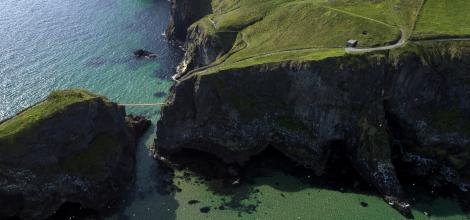 Carrick-a-Rede Rope Bridge, County Antrim, Northern Ireland Carrick-a-Rede Rope Bridge, County Antrim, Northern Ireland