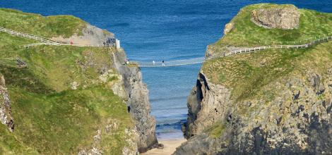 Carrick-a-Rede Rope Bridge, County Antrim, Northern Ireland