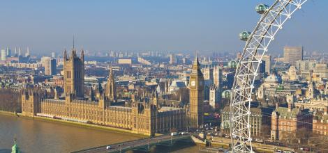 Houses of Parliament and the London Eye