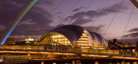 The Milennium Bridge and Sage, Gateshead