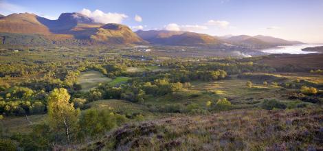 View towards Ben Nevis, Highlands View towards Ben Nevis, Highlands